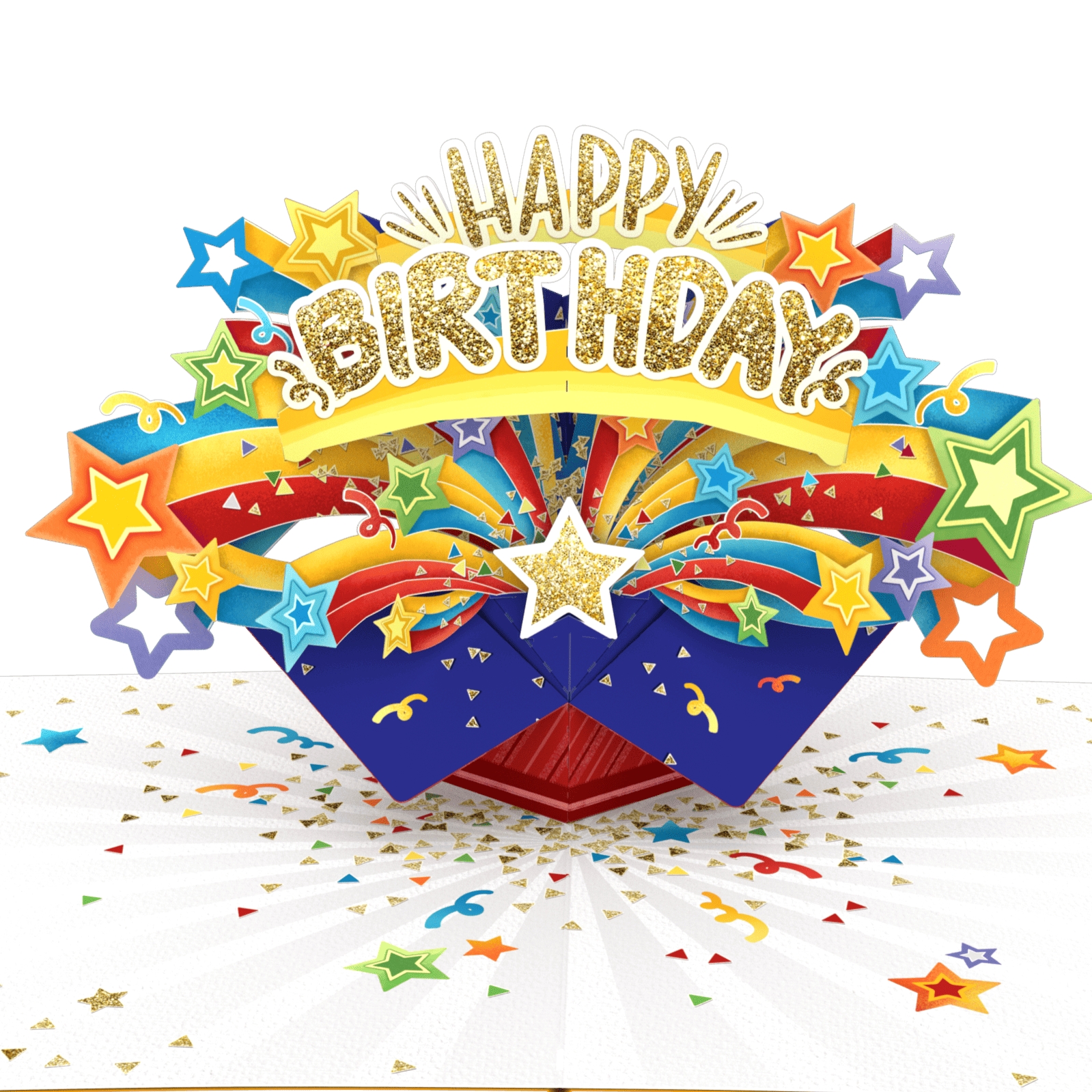 Large Scale 3D Pop-Up Birthday Card – Handmade Greeting Card with Envelope